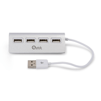 quickmedia hub usb 4p 20 qmh204p