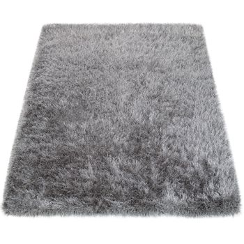 Alfombra de pelo largo Glamorous gris  120x170 cm