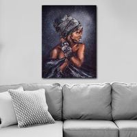 pintura decorativa lienzo 108163021470100 multicolor 70x100 cm