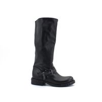 jiudit botas stivale fibbia nero b32 para mujer