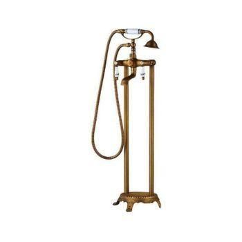 Grifo Bañera De Pie Retro Florina Dorado Envejecido