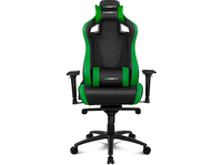 silla gaming - drift dr500g reposabrazos 4d cojin cervical y lumbar reclinable giratorio verde