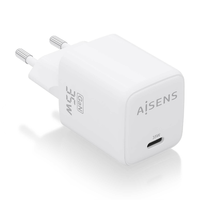 cargador aisens gan 35w 1xusb-c pd30 qc40 blanco