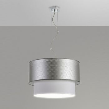 Lámpara colgante seide plata