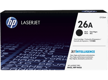 Tóner - HP 26A LaserJet, Negro, CF226A