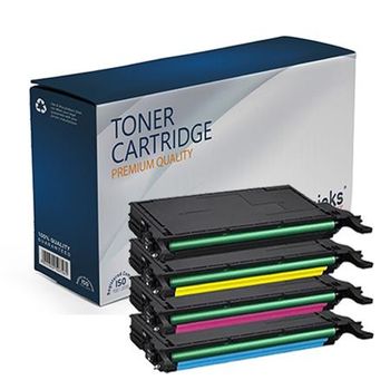 Compatible Multipack Samsung CLP-620ND Printer Toner Cartridges (4 Pack) -CLT-K5082L