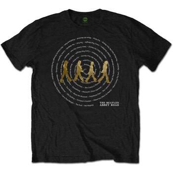The Beatles Camiseta Abbey Road Songs Swirl para mujer