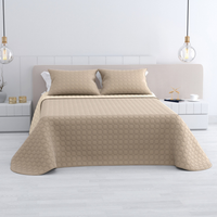 colcha bouti verano coinbra hms r acolchado ligero tacto suave r blanco beige o gris r para cama 90 105 135 150 cm