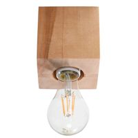 foco de superficie sorel madera natural