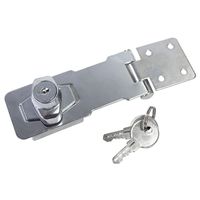 door hasp lock - self locking with key