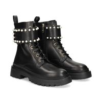 love moschino botines planos mujer - negro talla 39