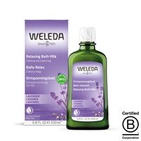 weleda lavender relaxing bath milk