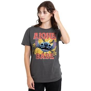 Disney Camiseta Aloha Babe para mujer
