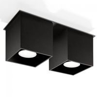 plafon con dos puntos de luz quad