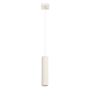 Lámpara colgante moto beige, 1 luz