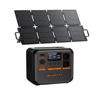 kit bluetti ac70p con panel solar 130w - 864wh lifepo4 generador solar 2x1000w