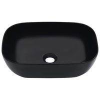 lavabo de bano moderno  lavabo 455x32x13 cm ceramica negro