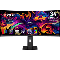 msi monitor mag 341cqp qd-oled x28 3418 qd-oled curve 1800r 3440x1440  280hz negro