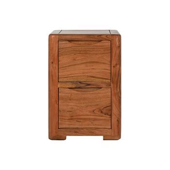Mesita De Noche Acacia 40x40x60 Marron