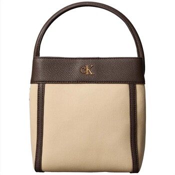 Calvin Klein Jeans Bolso de mano Ck Canvas Bucket With Strap para mujer