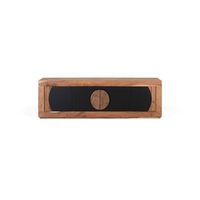 mueble tv de madera de acacia con 4 puertas