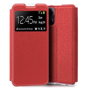 Cool Funda Flip Cover Liso Rojo para Xiaomi Poco X5 Pro 5G