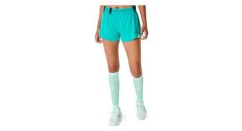 Pantalon  strong corto metarun   strong  azul  strong split   strong  para mujer de asics