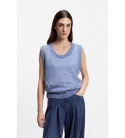 boss para mujer 50554634 top frignac azul l casual poliamida sin mangas  tirantes