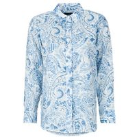 lauren ralph lauren camisa woven-sport shirt-shirt para mujer