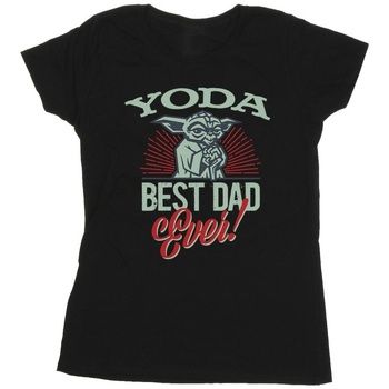 Disney Camiseta manga larga Mandalorian Dad para mujer