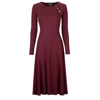 Lauren Ralph Lauren Vestido largo BRENDY KNITFIT FLAREDRESSES para mujer