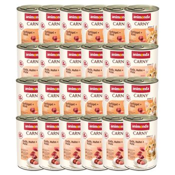 animonda Carny Kitten 24 x 400 g - Pack Ahorro - Mix (2 variedades)