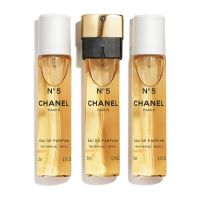 n5 eau de parfum vaporizador para el bolso 3x20 ml recarga