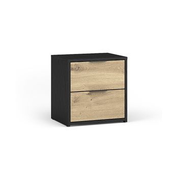 Lote De Dos Mesitas De Noche Melody - Diseño Moderno Con 2 Cajones