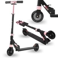 patinete infantil plegable 2 ruedas con amortiguadores manillar regulable ruedas de goma de 125 mm