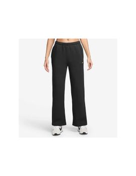 Pantalón Nike W Nk Stdo Flc Mw Mr Std Oh Mujer Negro
