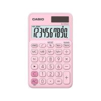 calculadora de bolsillo casio sl-310uc-pk 10 digitos solar y bateria rosa