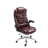 silla de oficina thor simil cuero burdeos 78x695x113 cm clp