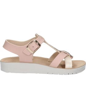 de GEOX J45EAG 05404 J SANDAL COSTAREI C8J2U DK ROSE-PLATINUM