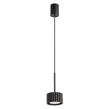 Lámpara colgantes negro aluminio alt. 125 cm
