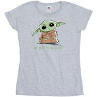 disney camiseta manga larga the mandalorian para mujer