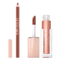 maybelline lifter liner  gloss lip kit various shades - player