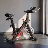 bicicleta estatica sportnow de acero 100x50x110 cm negro