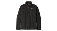 patagonia better sweater 1 4 zip hombre vellon negro l