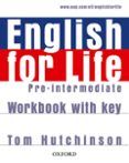 english for life pre-intermediate workbook with key