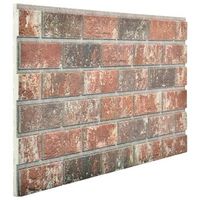paneles de pared 10 uds 100 x 50 cm marron oscuro y gris vidaxl