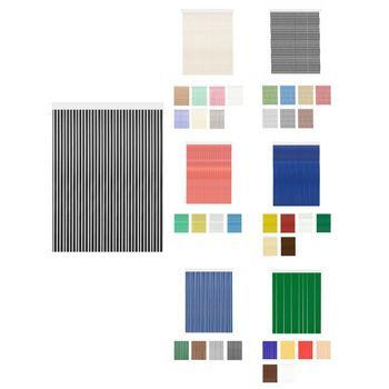 Jardin202 - Cortinas De Exterior Impermeables – Cortinas Antimoscas Para Terrazas Y Porche  80 X 240 Cm (marbella - Negra)  80 X 240 Cm (marbella - Negra)jardin202
