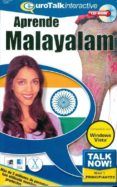 aprenda malayalam talk now (cd-rom)