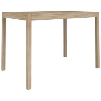 Mesa De Comedor | Mesa De Cena Madera Maciza De Acacia 110x70x75 Cm