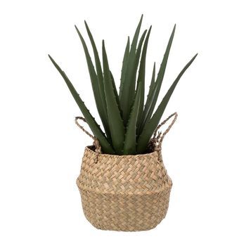 Maceta De Aloe Vera Artificial H40cm